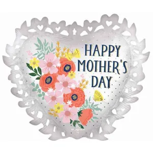 23" HMD Satin Intricate Blooms Balloon (3/Pk)