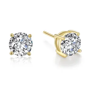3 CTW Stud Earrings