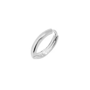 9ct White Gold Plain Cartilage Hoop Earring ES957W