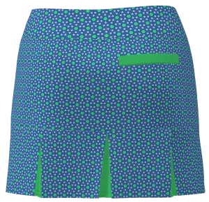 AB SPORT Women's Geo Print Back Pleat Golf Skirt - GEO2H