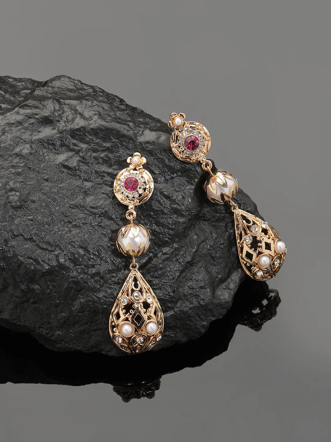 Accessorize London Women's Tear Drop Shape Long Earring