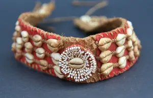 African Royal Kuba Belt Headband/Headdress Antique Congo D.R.C.