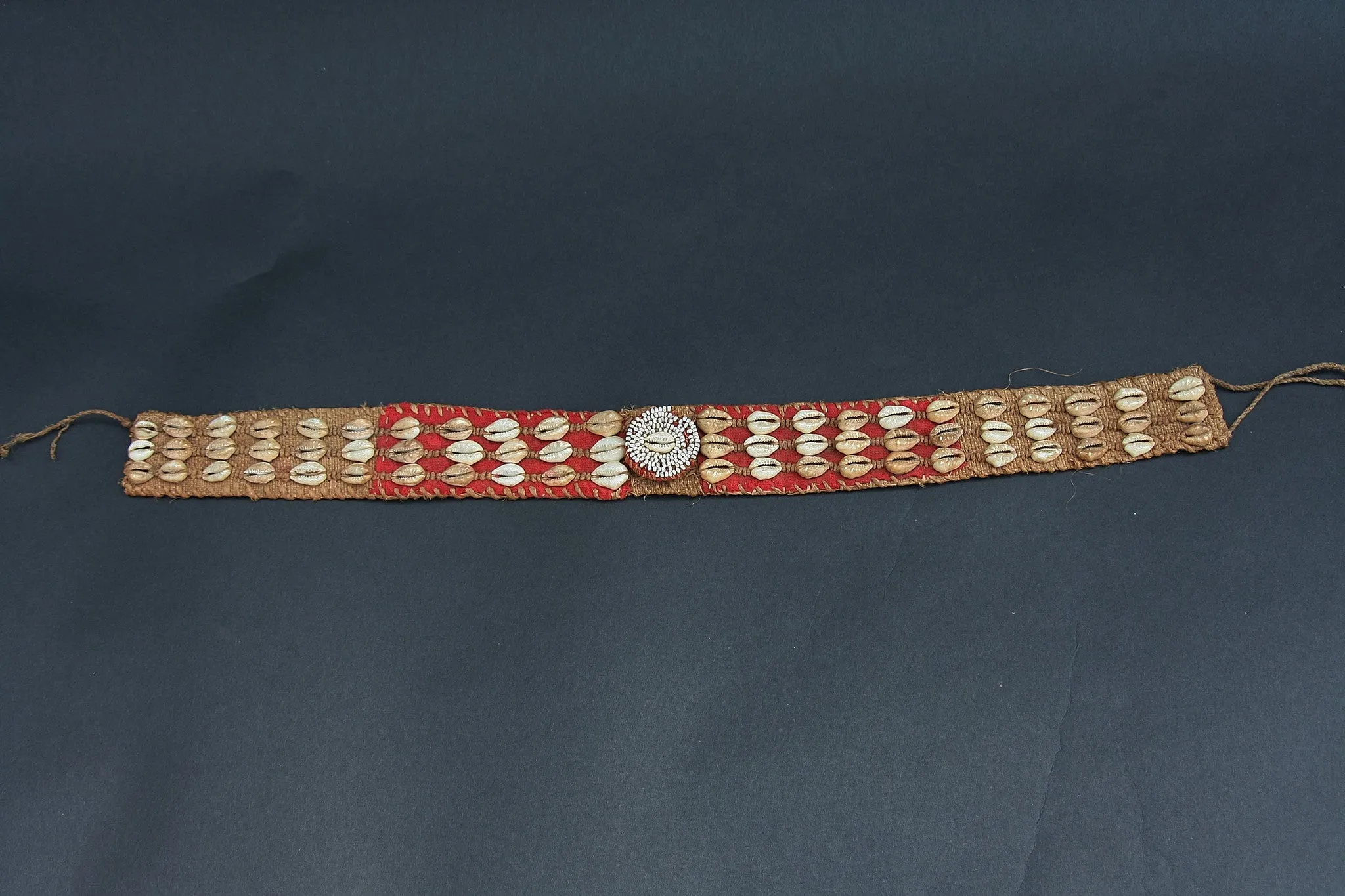 African Royal Kuba Belt Headband/Headdress Antique Congo D.R.C.