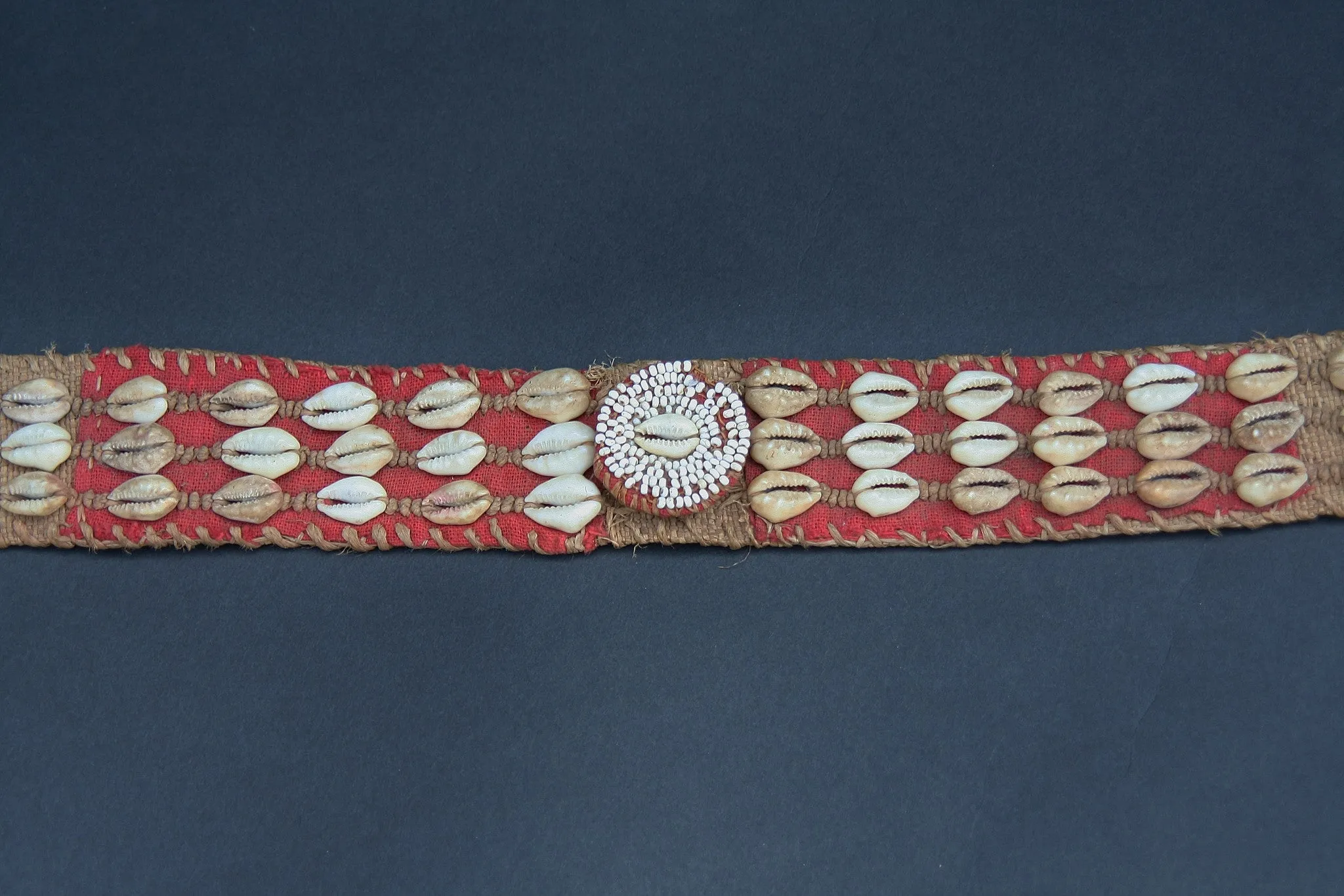 African Royal Kuba Belt Headband/Headdress Antique Congo D.R.C.