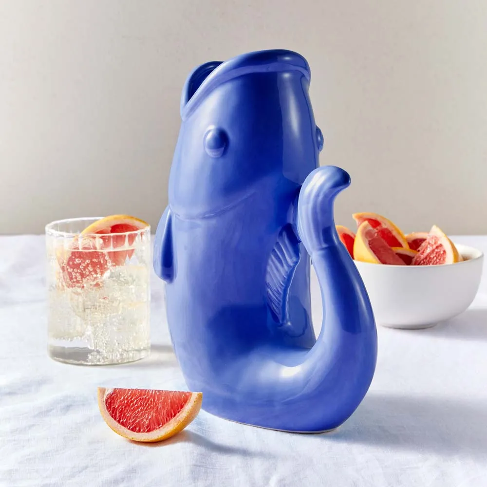 Ambrosia Azure Fish Jug 1.2 Litre