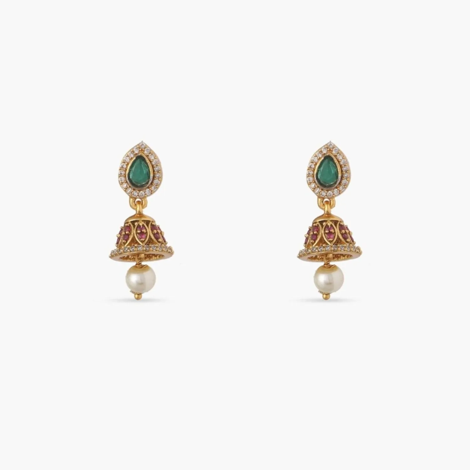Apri Nakshatra CZ Mini Jhumki