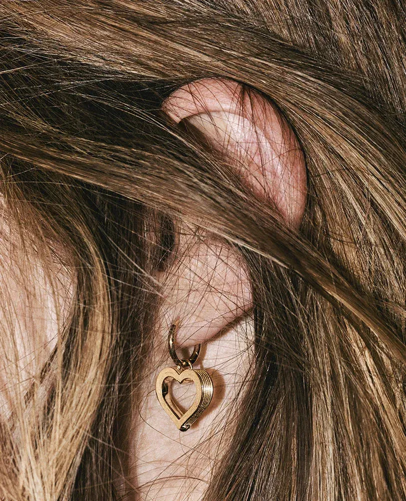 Baby Charm Heart Earring