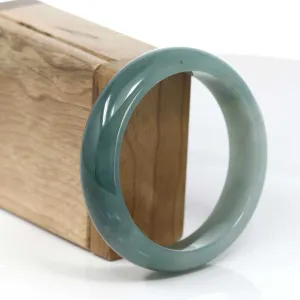 Baikalla Classic oil-green Jade Jadeite Bangle Bracelet ( 59.39 mm )#419