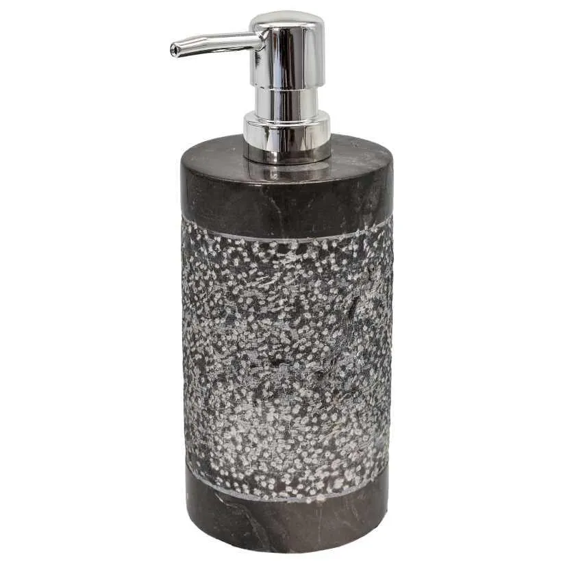 Bathroom Soap Dispenser Stone Dark Grey – Sleek and Stylish Bathroom Accessory