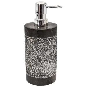 Bathroom Soap Dispenser Stone Dark Grey – Sleek and Stylish Bathroom Accessory
