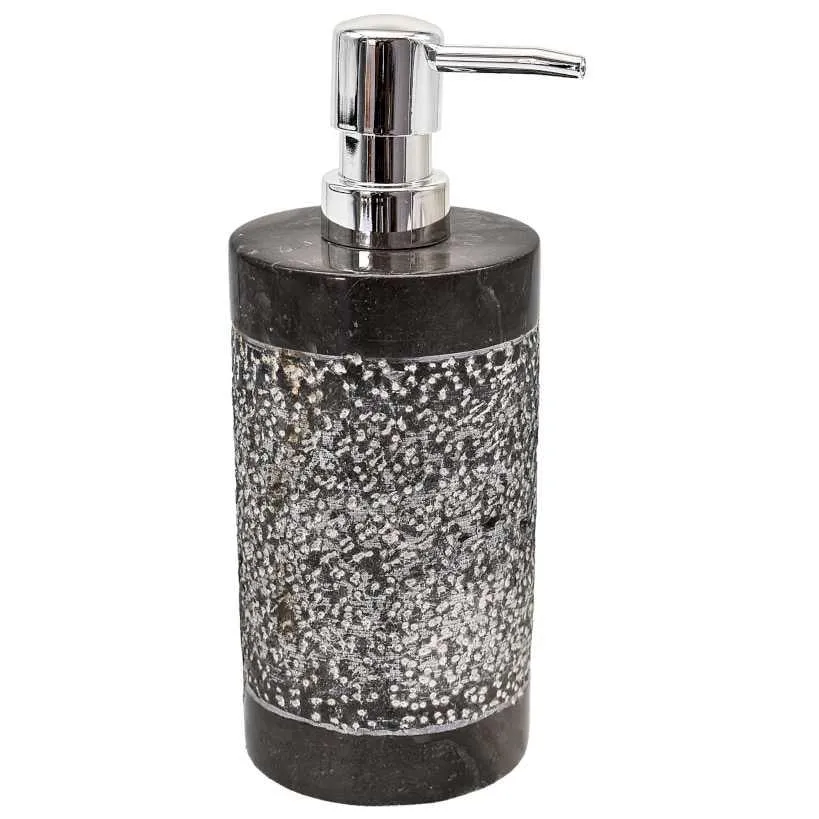 Bathroom Soap Dispenser Stone Dark Grey – Sleek and Stylish Bathroom Accessory