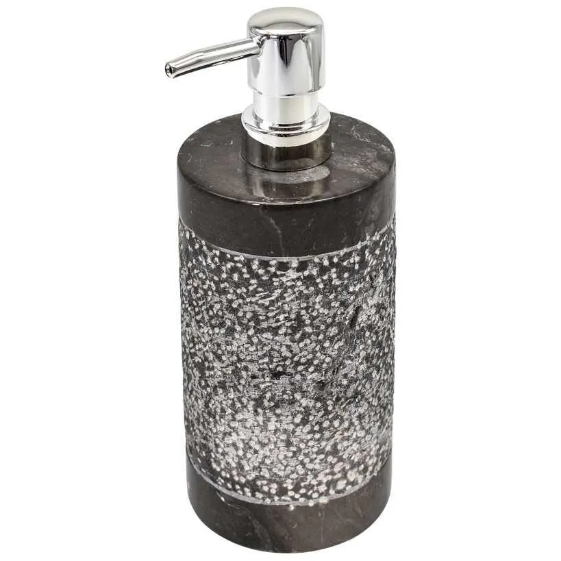 Bathroom Soap Dispenser Stone Dark Grey – Sleek and Stylish Bathroom Accessory