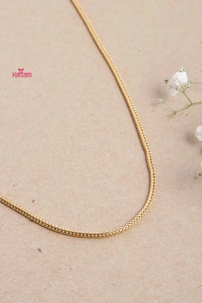 Butterfly Ruby Green Stone Mogappu Chain