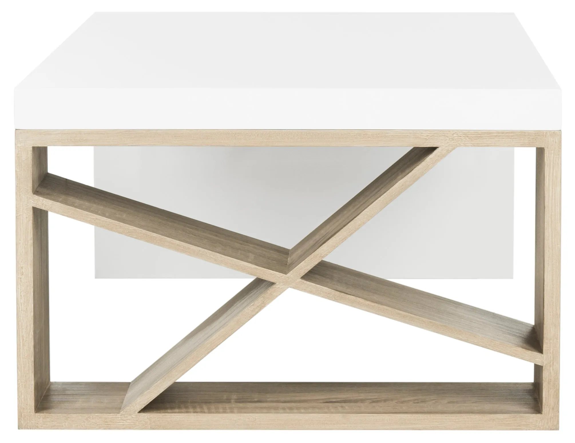 CARLTON MODERN SCANDINAVIAN SIDE STORAGE LACQUER COFFEE TABLE