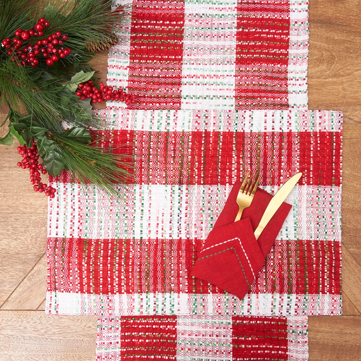 Christmas Melange Table Linens