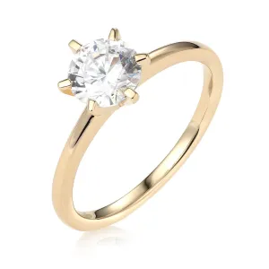 Classic Six-Prong Solitaire Engagement Ring