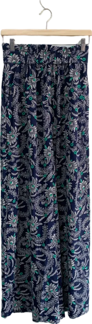 Claudie Pierlot Navy Floral Print Trousers 40UK 12