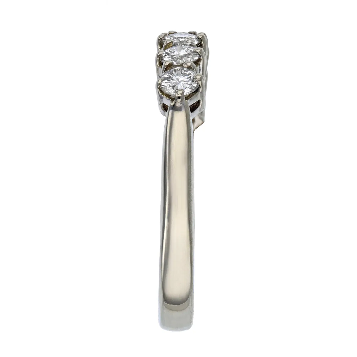 Diamond Seven Stone Half Eternity Ring | Pre-Loved | 18K White Gold
