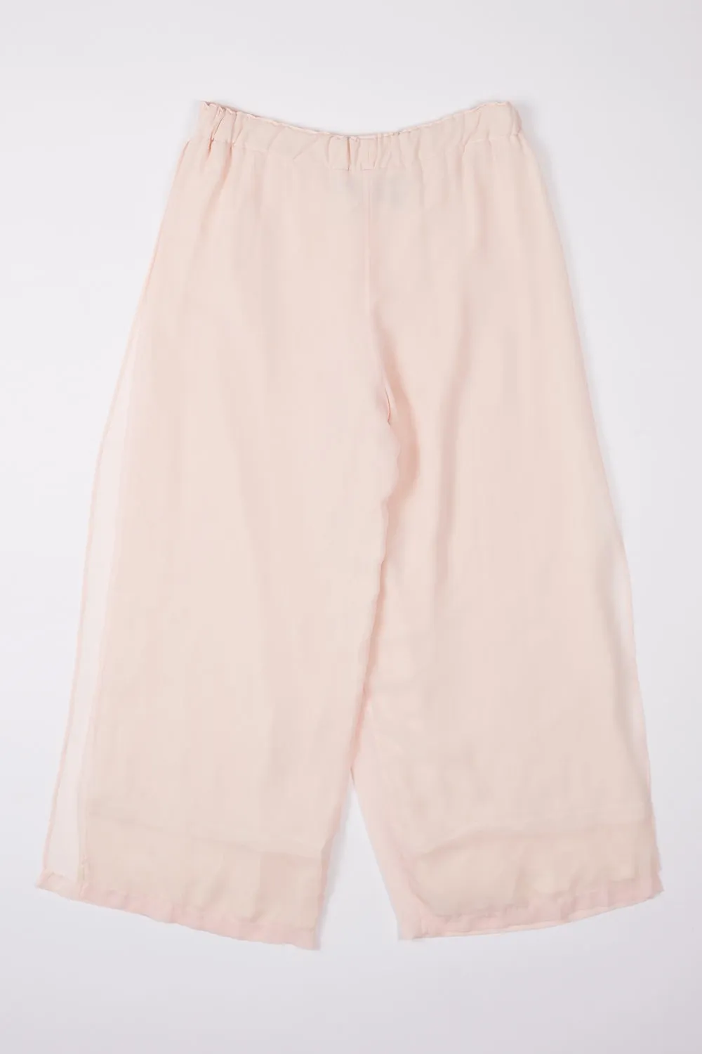Dusty York Pink Silk Blend Pants M