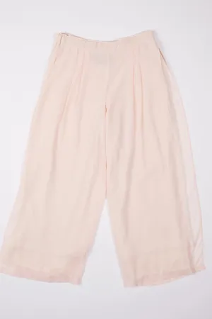 Dusty York Pink Silk Blend Pants M