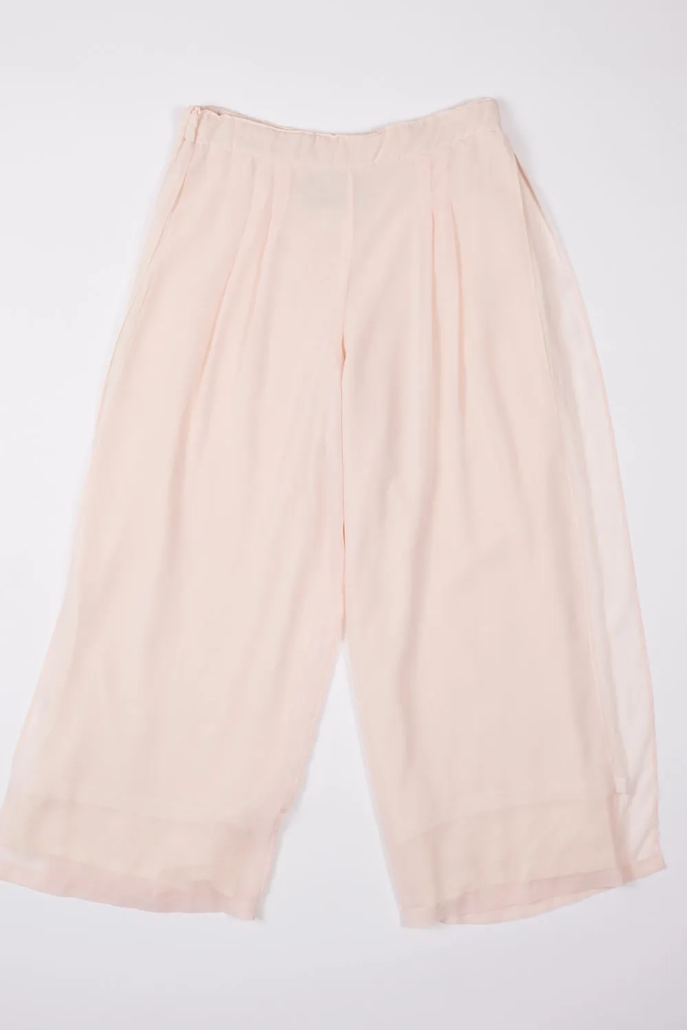 Dusty York Pink Silk Blend Pants M