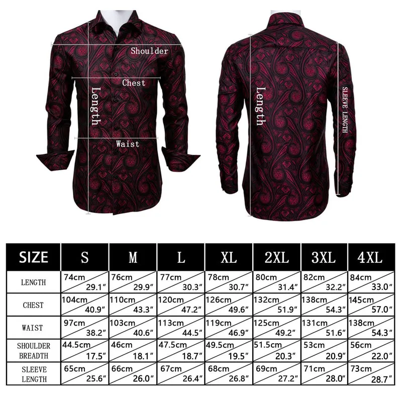 Elegant Blue Paisley Silk Dress Shirt
