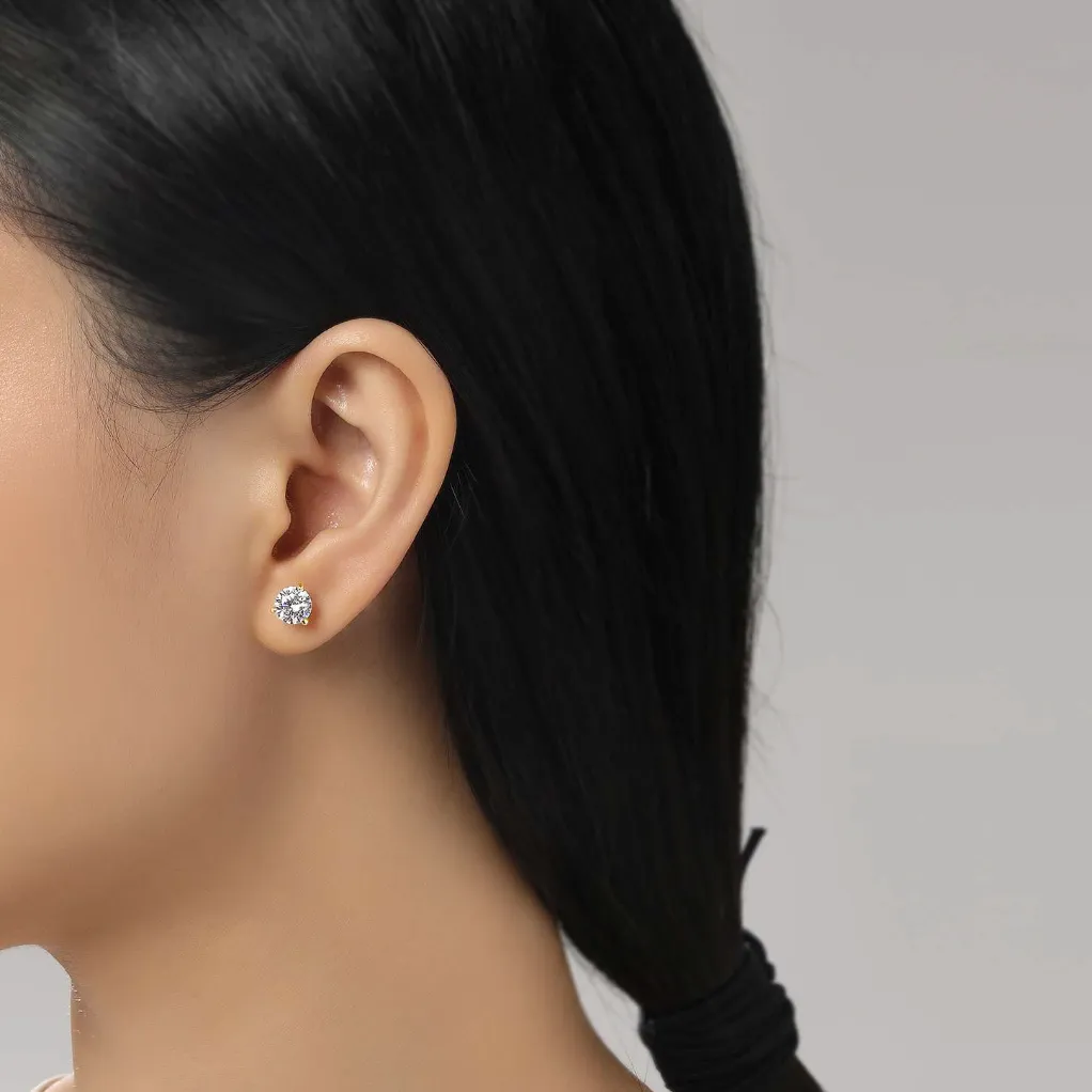 ER CL S.S. GP 1 CTTW 3 Prong Martini Studs