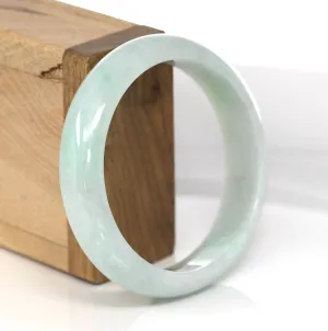 Genuine Burmese Jadeite Jade Bangle Bracelet (58.02 mm) #490
