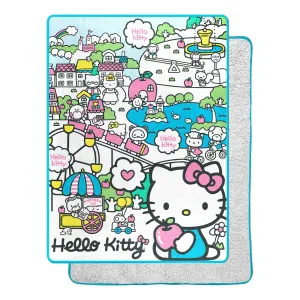 Hello Kitty My Cute World 60 X 80 Silk Touch Throw