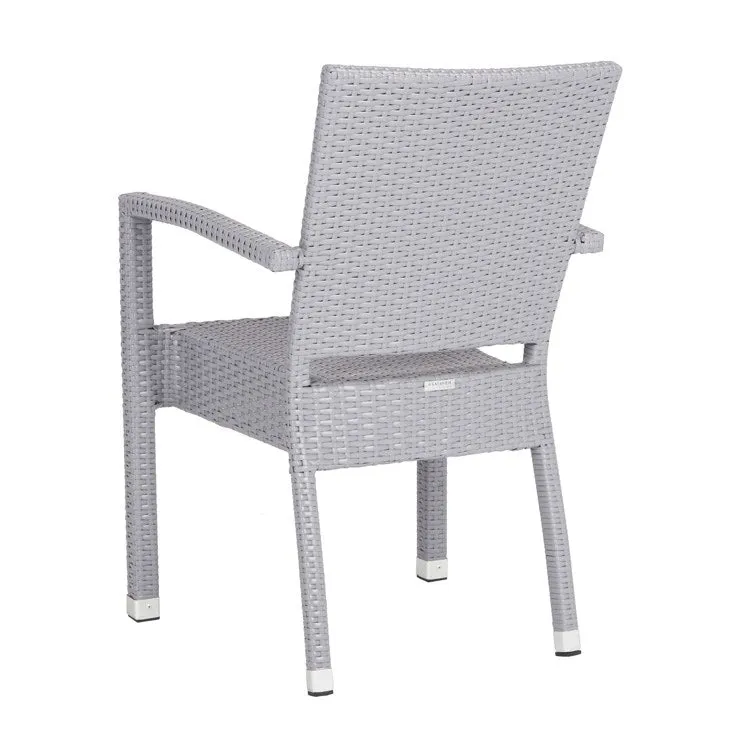 Kelda Stacking Armchairs Set of 2 - Gray
