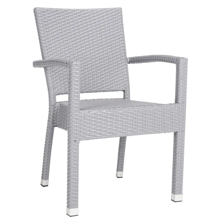 Kelda Stacking Armchairs Set of 2 - Gray