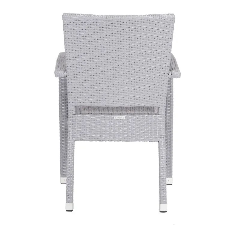 Kelda Stacking Armchairs Set of 2 - Gray