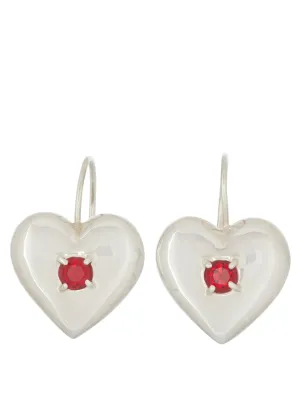 Lover Earrings in Silver - Polished