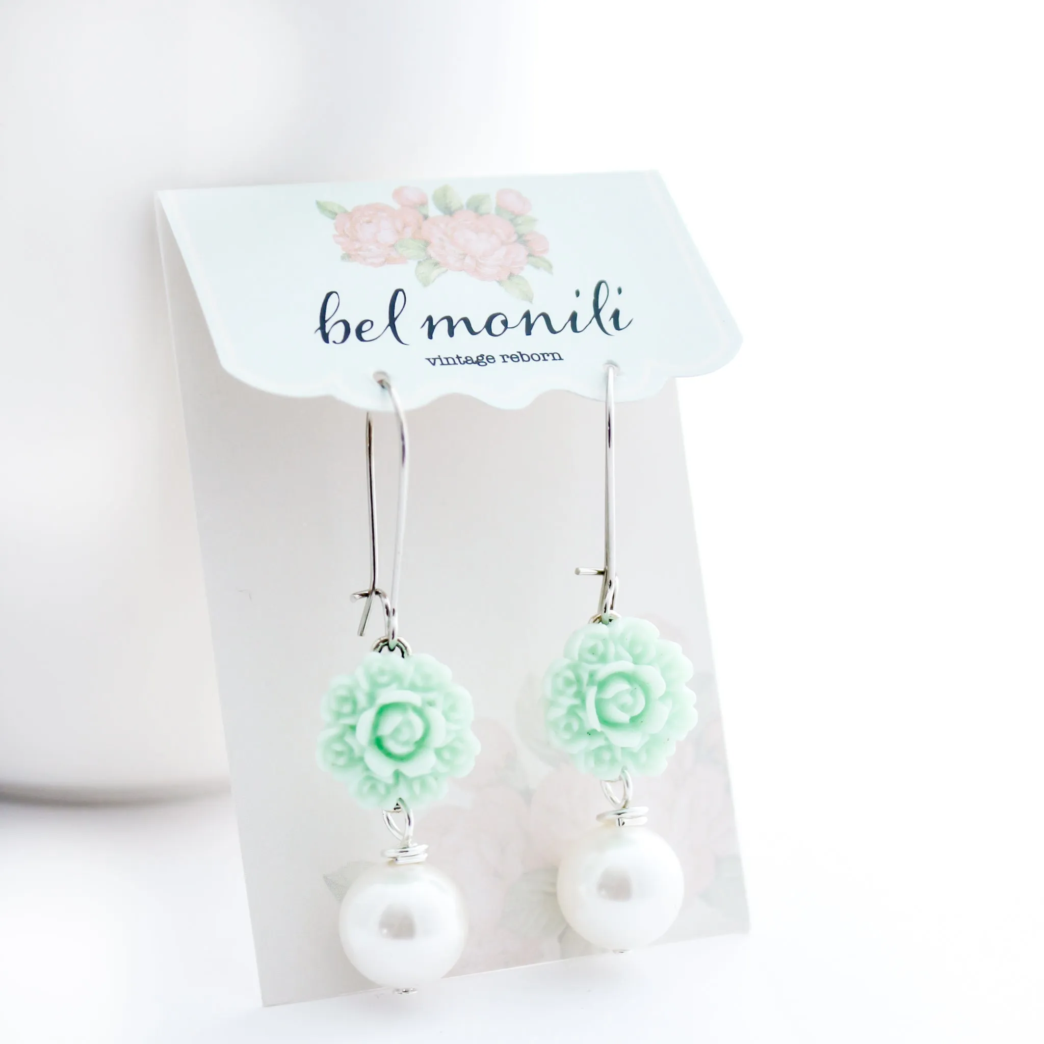 Mint Green Earrings