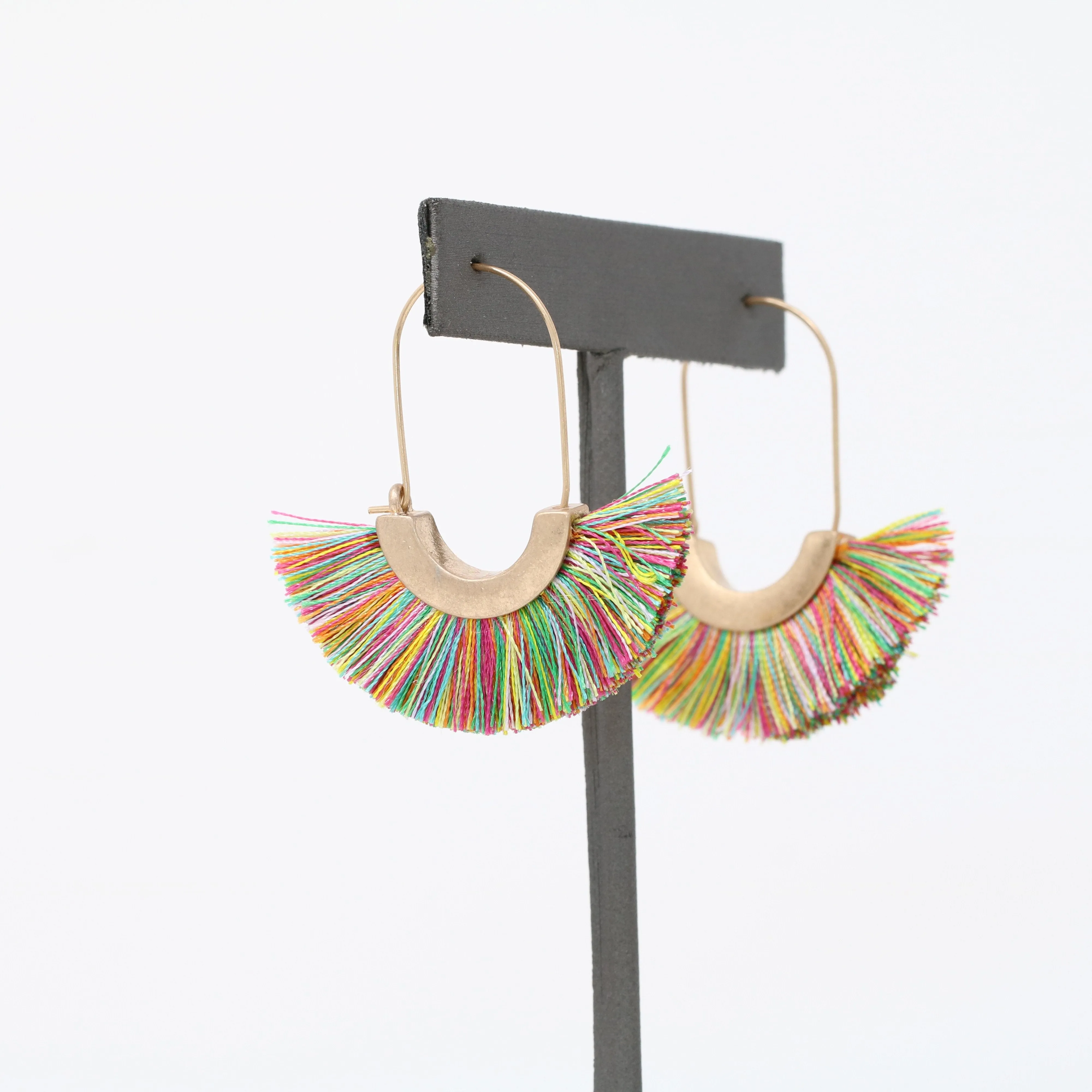 Modern Fan Tassel Hoop