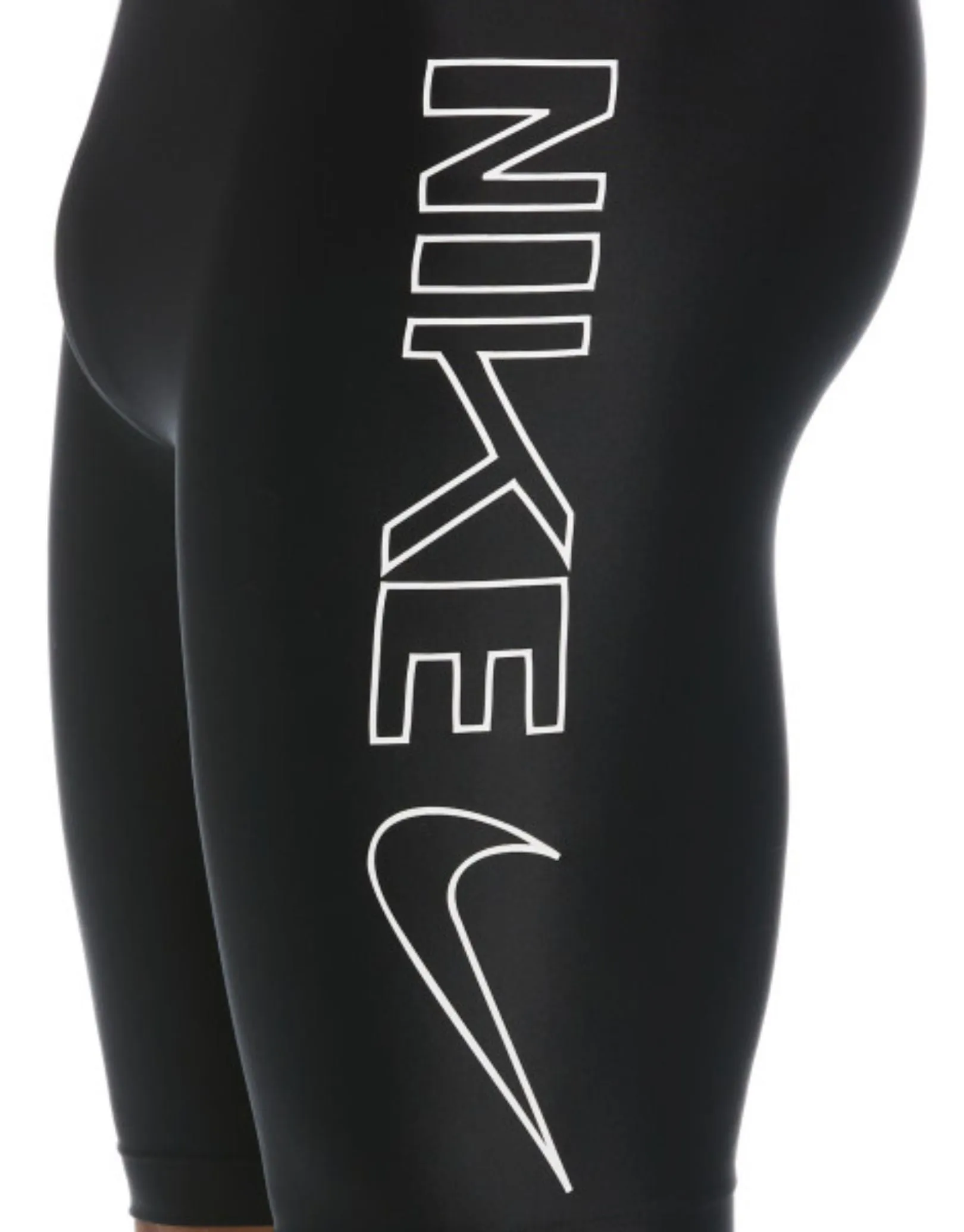 Nike Multi Logo Swim Jammer - Jet Black