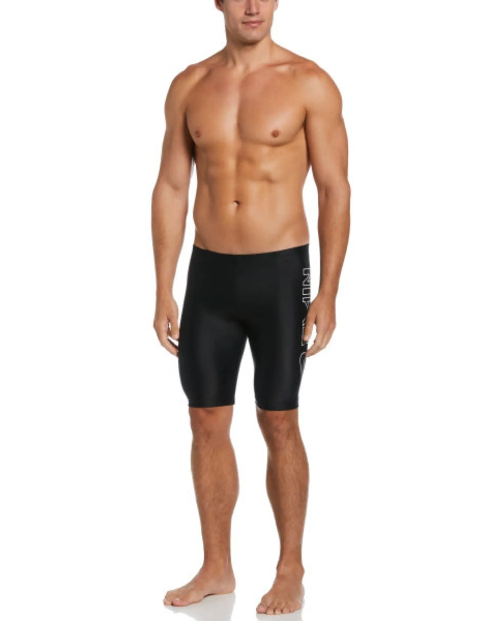 Nike Multi Logo Swim Jammer - Jet Black