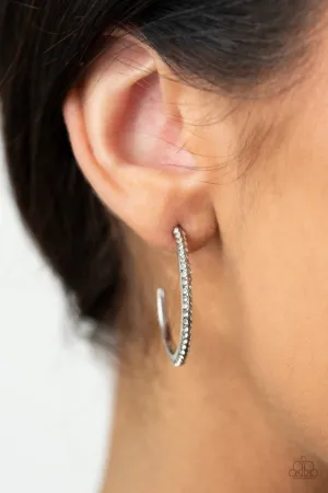 Paparazzi Earring ~ Dont Think Twice - White