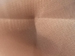 Peach Plain 60 Grams Georgette Fabric
