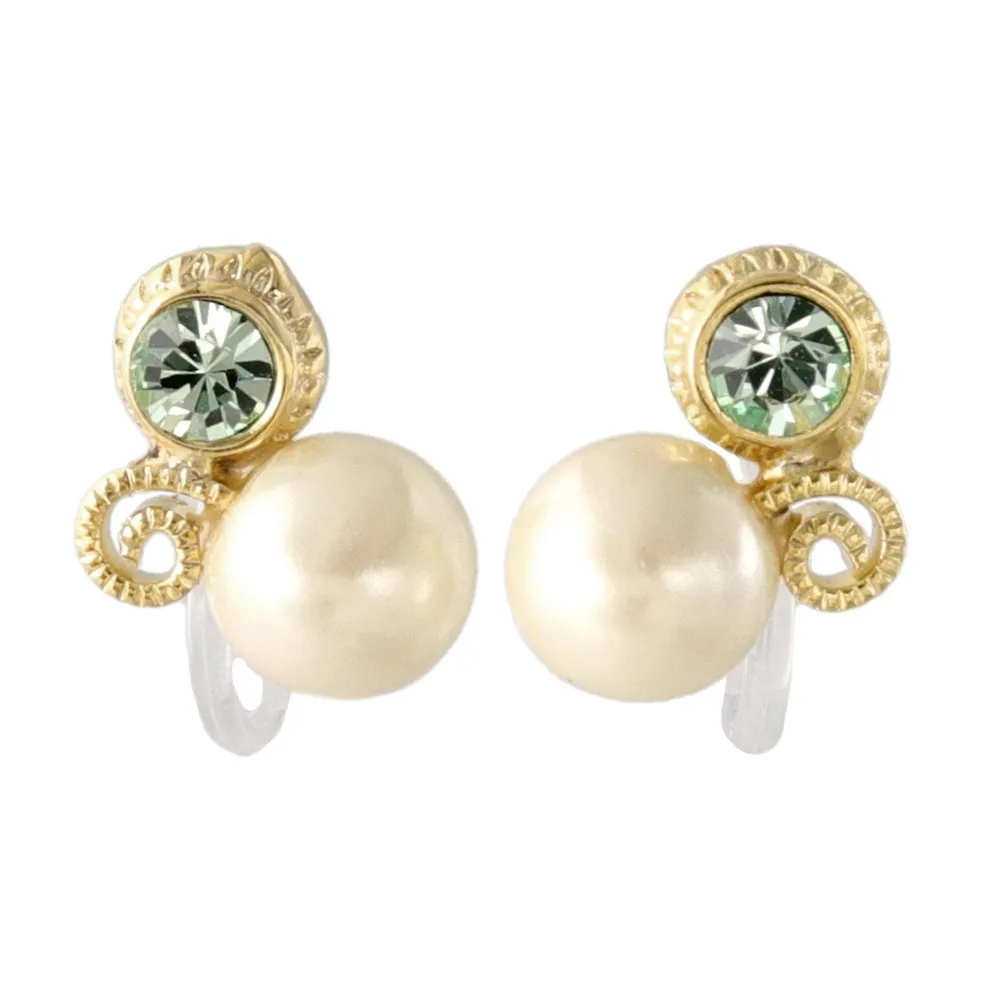 Pearl Cluster Invisible Clip Ons