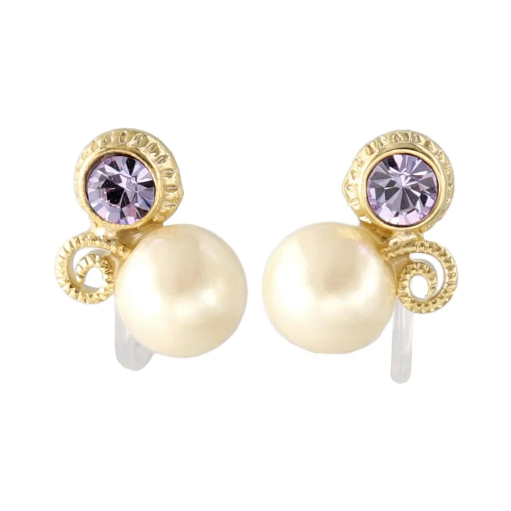 Pearl Cluster Invisible Clip Ons