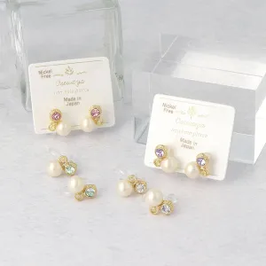 Pearl Cluster Invisible Clip Ons