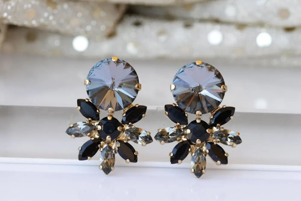 SILVER NIGHT EARRING