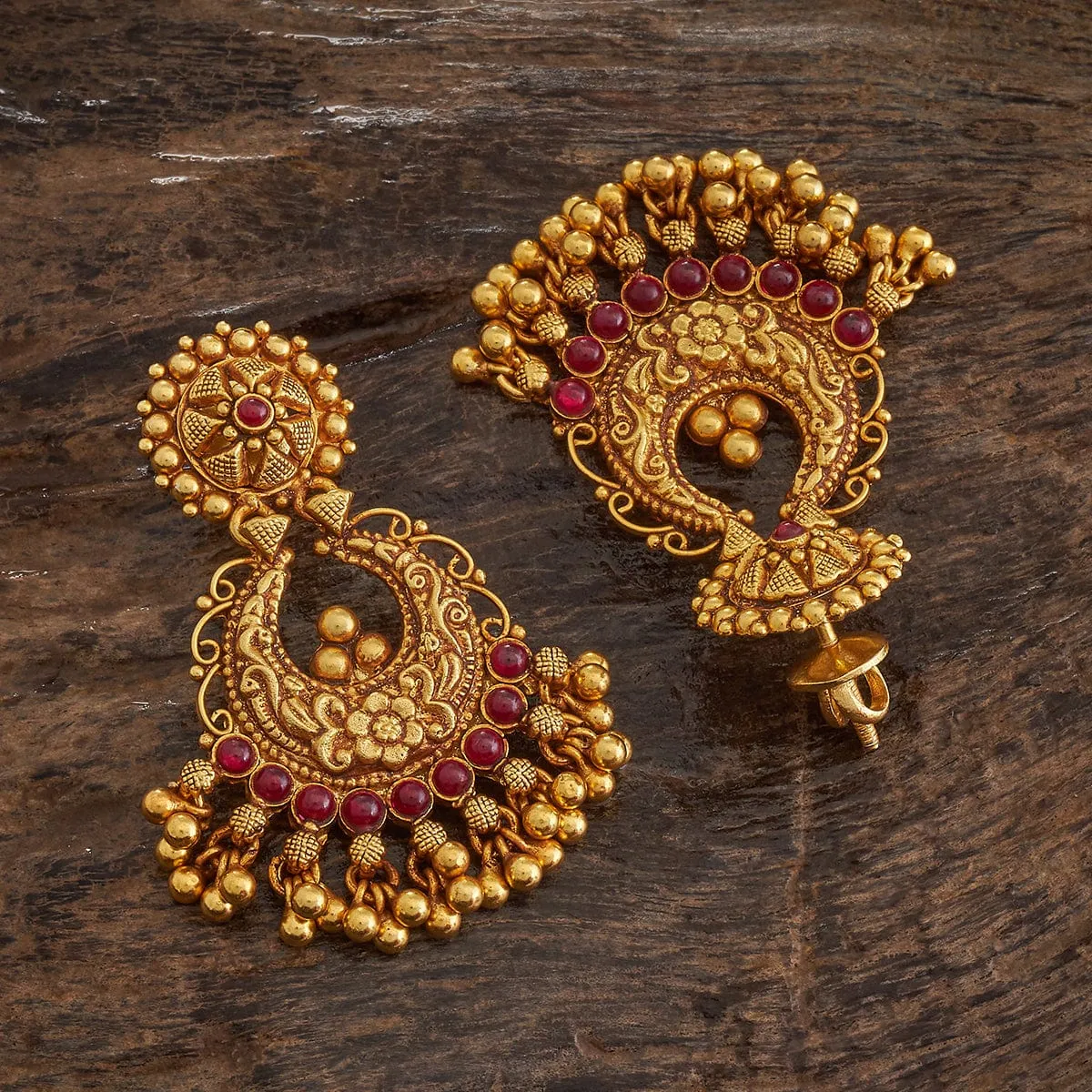 Silver Temple Earring 175742