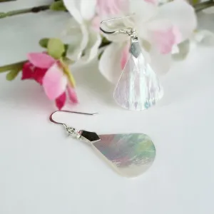 White Petal Earrings - VE313
